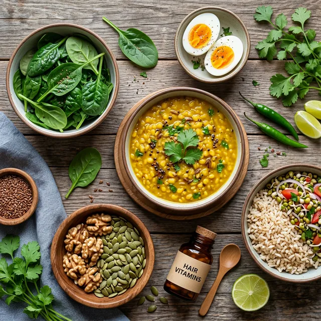 Best Indian foods for hair growth and hair fall control