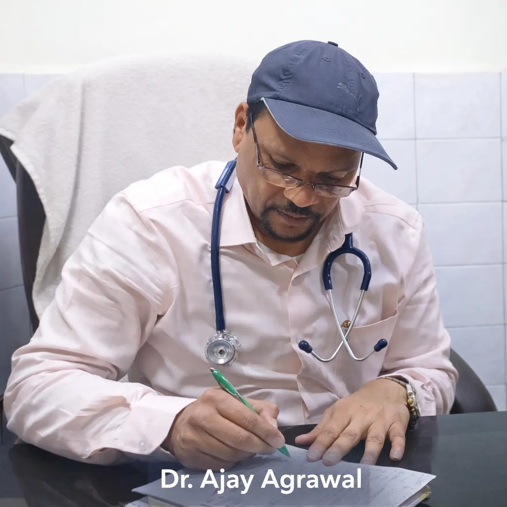 Dr. Ajay Agrawal at clinic